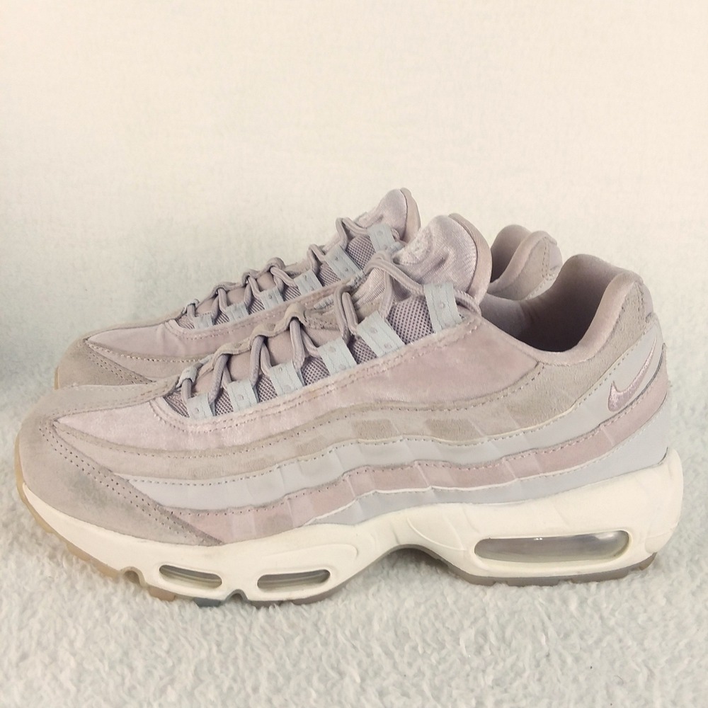 Nike Women Air Max 95 LX Particle Rose-White Size 9 Trainers AA1103-600 Sneakers - Picture 3 of 14
